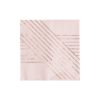 Amethyst - Pale Pink Striped Cocktail Paper Napkins