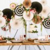 Botanical Party Fans