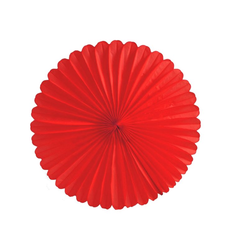 Tissue Paper Fan - 13 Inch