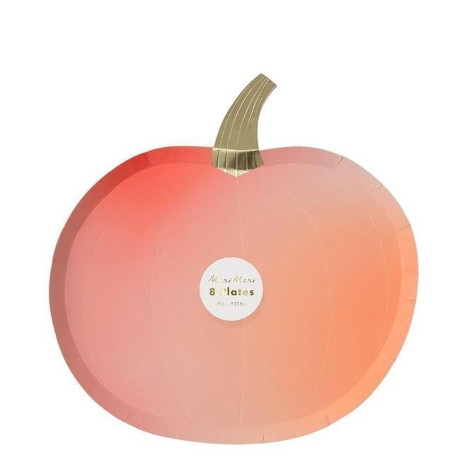 Fall Pumpkin Plates