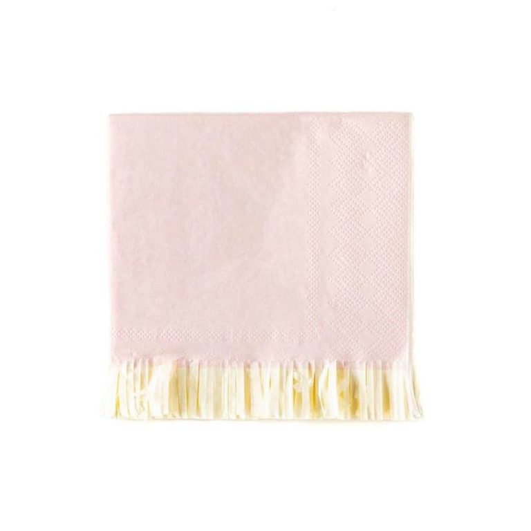 07ea132f5e1bc95c7e61c5411d84dda141fc4bd6.jpg Baby Pink Fringe Cocktail Napkin
