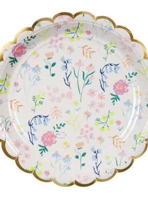 Floral Plates Large