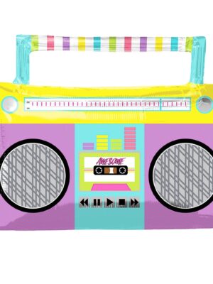 Boombox Mylar Balloon