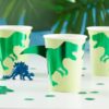 Dinosaur Party Paper Cups - Foiled