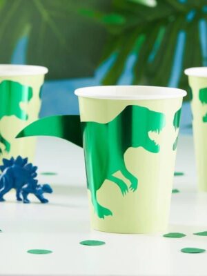 Dinosaur Party Paper Cups - Foiled