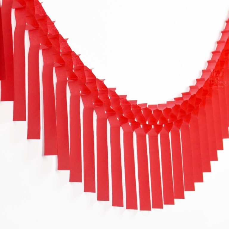 Fringe Tissue Streamer Garland