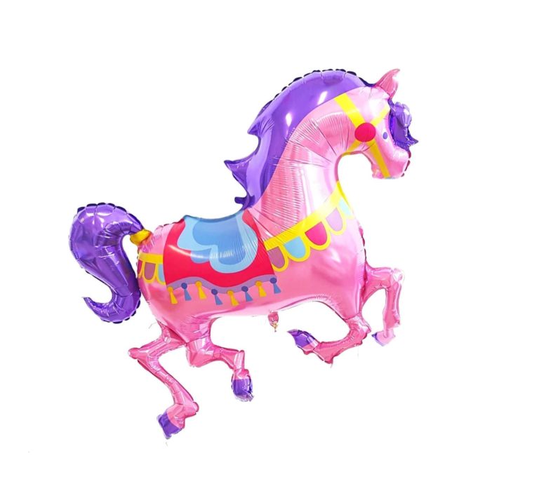 Carousel Horse Mylar Balloon