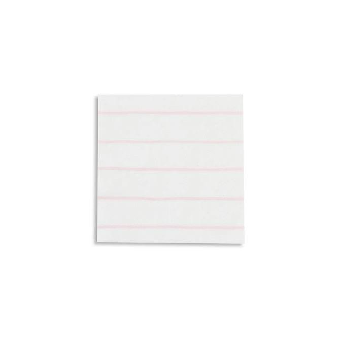 Frenchie Striped SmallNapkins - Blush Pink