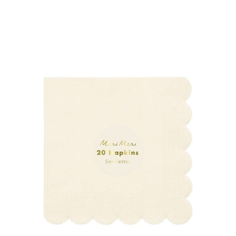 Cream Simply Eco Large Napkins