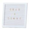 Peg Board With Gold Letters