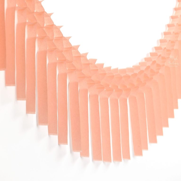 Fringe Tissue Streamer Garland