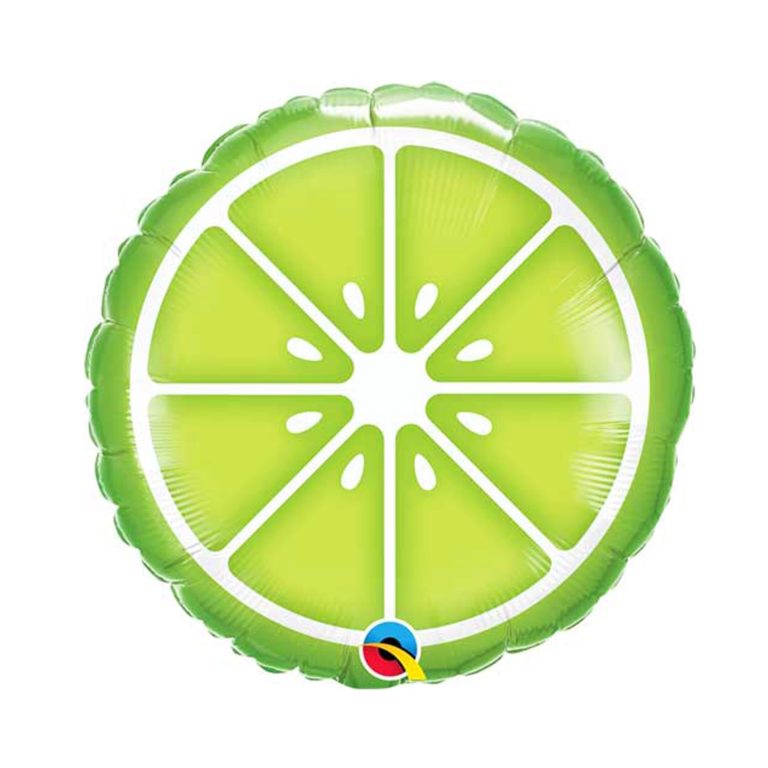 Lime Mylar Balloon
