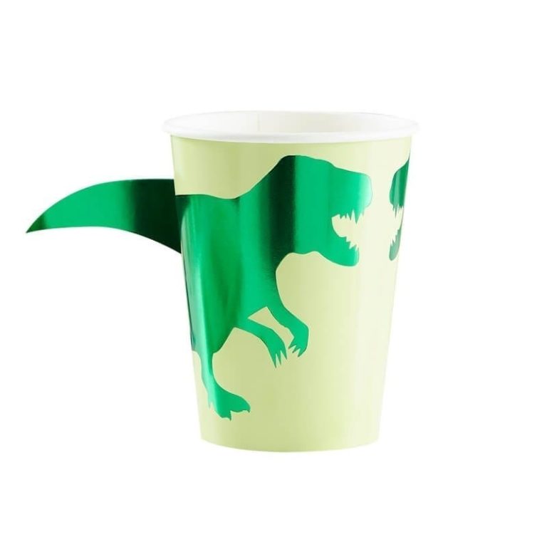 Dinosaur Party Paper Cups - Foiled