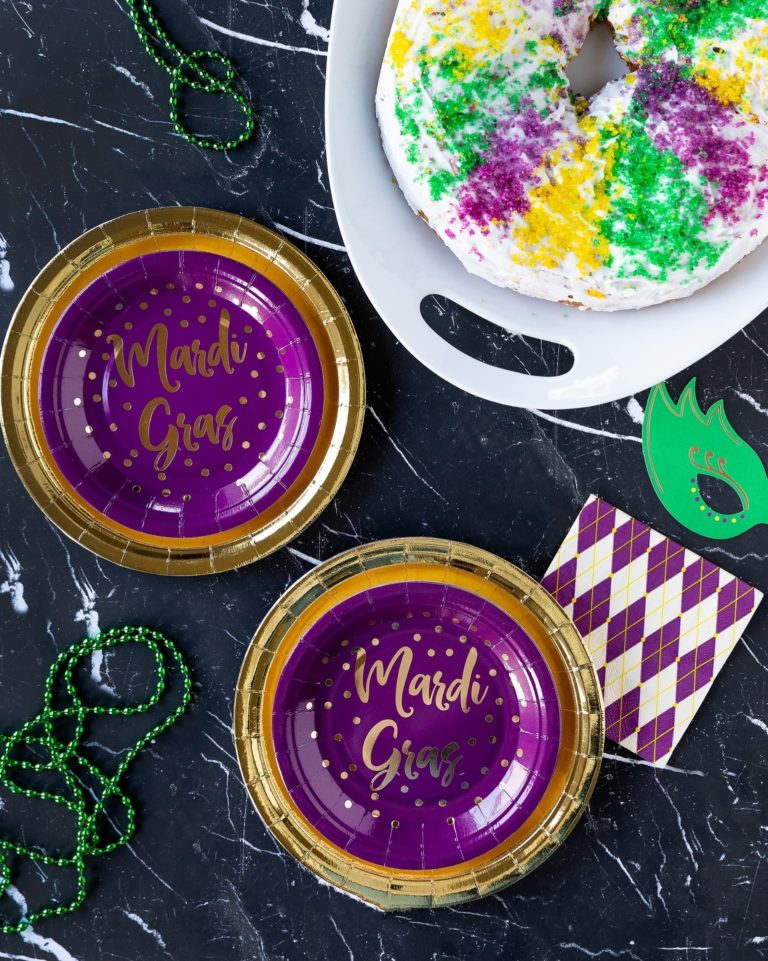 Mardi Gras Cocktail Napkins