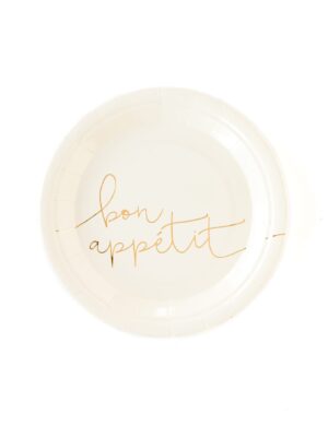 Bon Appetit Cursive Script Small Plates