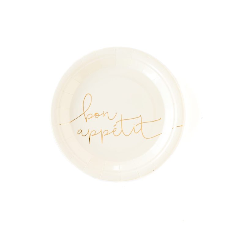 Bon Appetit Cursive Script Small Plates