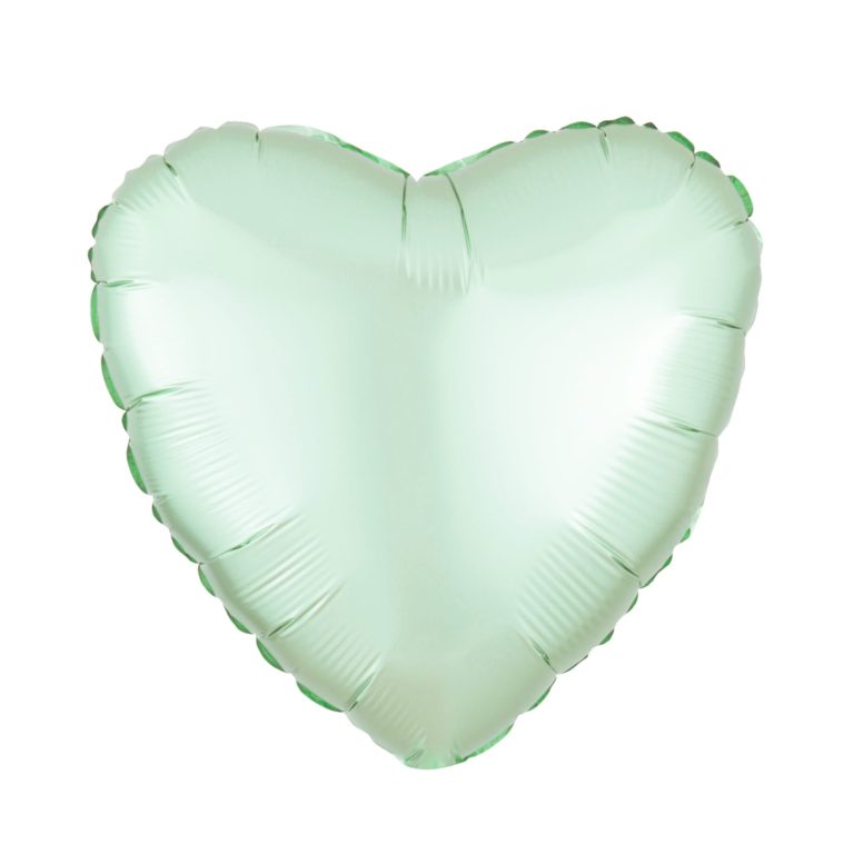 Satin Heart Mylar Balloon