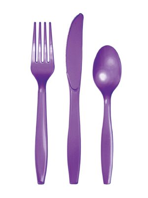 Amethyst Purple Premium Cutlery