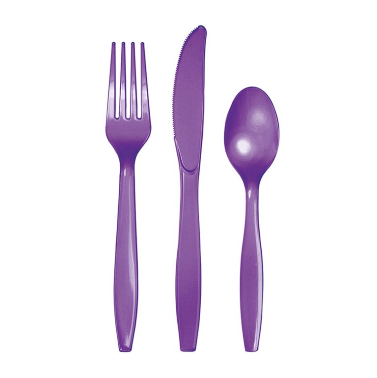 Amethyst Purple Premium Cutlery