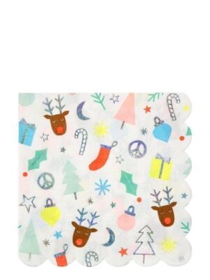 Christmas Fun Large Napkin