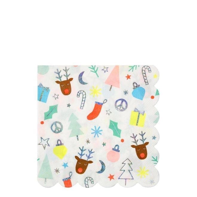 Christmas Fun Large Napkin