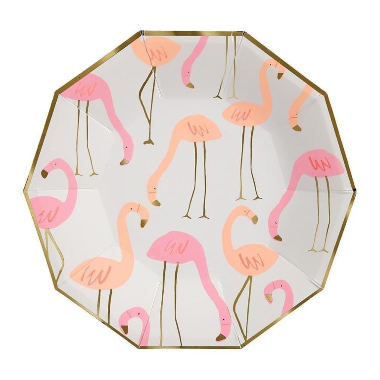 Flamingo Plates Large