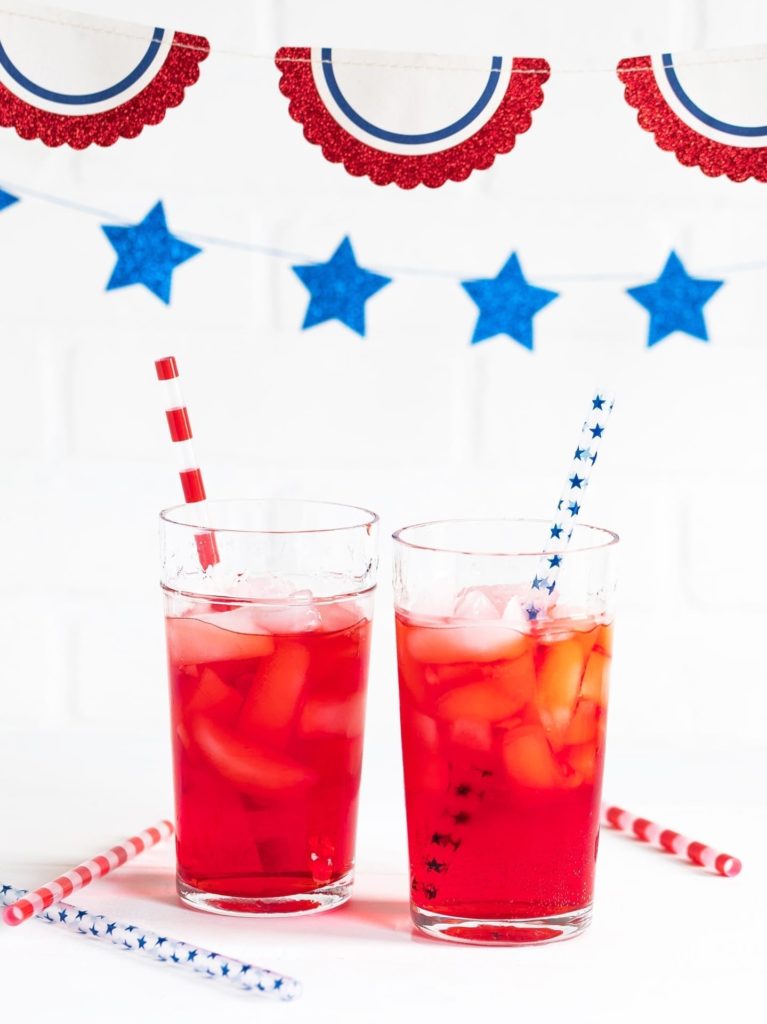 4th of July Reusable Straws