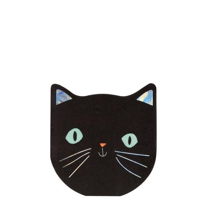 Black Cat Halloween Napkins