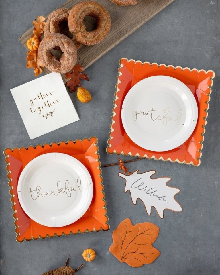 Autumn Leaf Cocktail Napkins