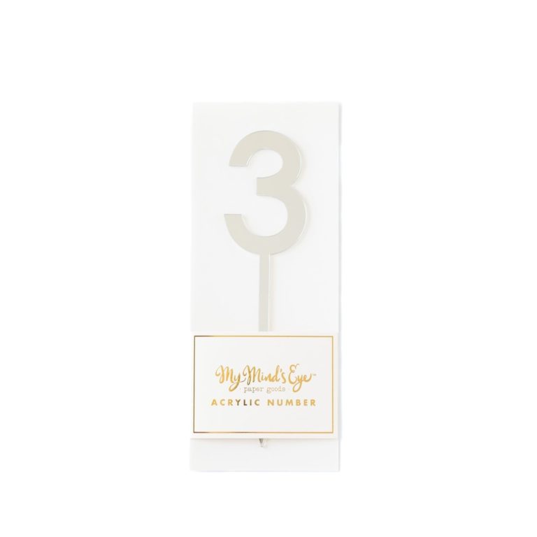 42ab21a7a49b94cdbe1102e0230813c00f92e394-2.jpg Silver Acrylic Cake Topper - Number 3