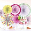 Easter Party Fans - 8 Pack