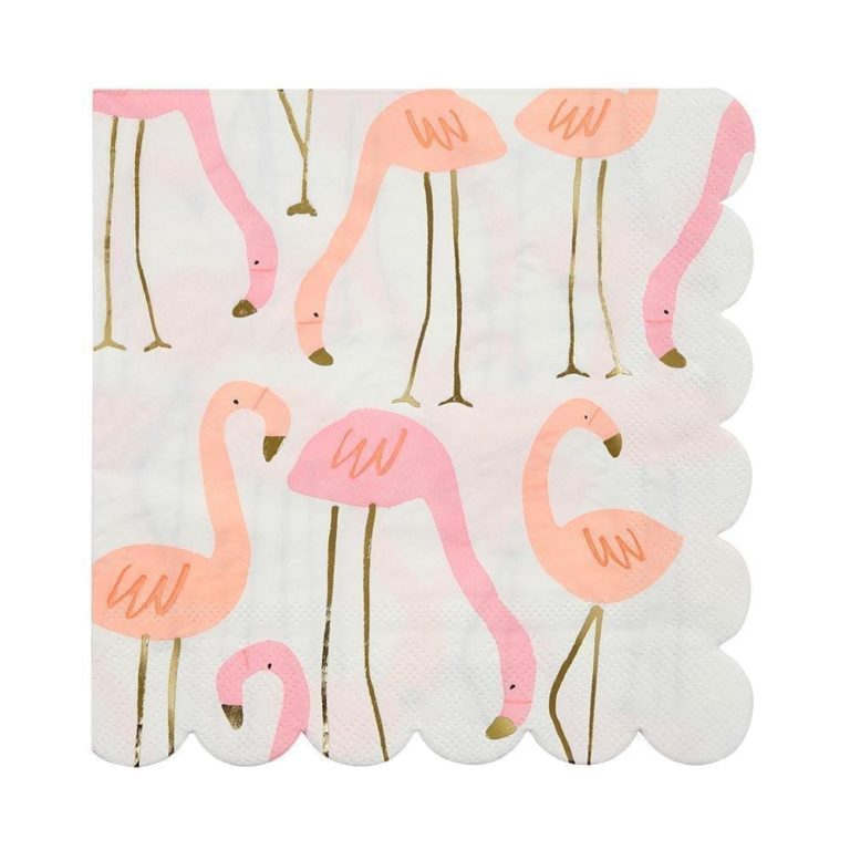 Flamingo Napkins Large