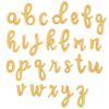 Script Letter Balloon - Gold