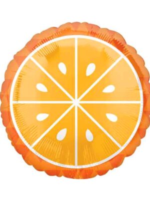 Orange Balloon - Orange Party Decorations - Citrus Decorations, Tutti Fruitti Party, Tropical Party, Orange Mylar Balloon 17 Inch