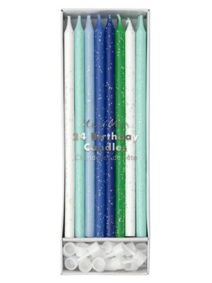 Blue Birthday Candles