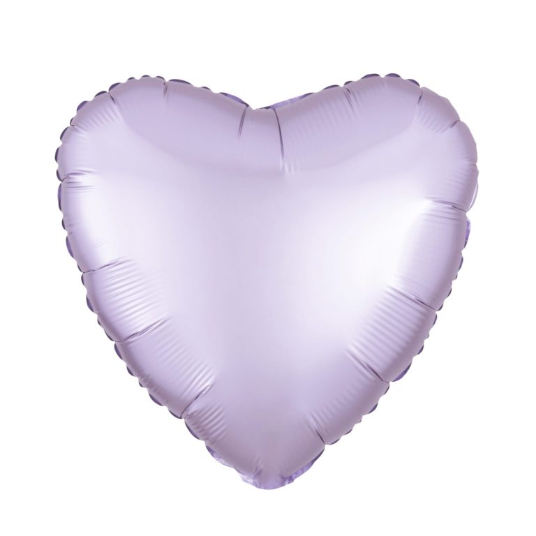 Satin Heart Mylar Balloon