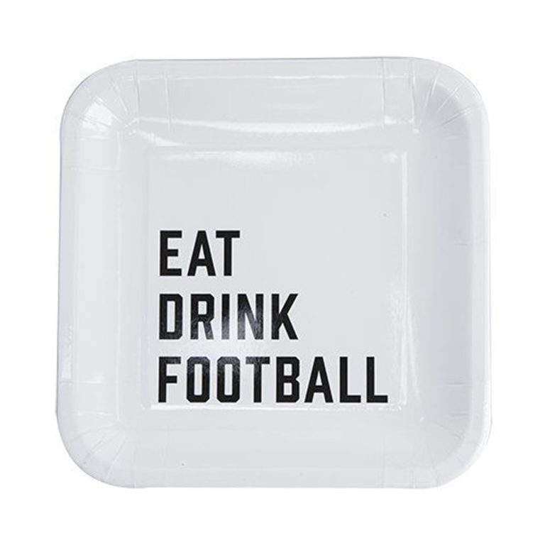 Eat Drink Football Appetizer Plate by Cakewalk