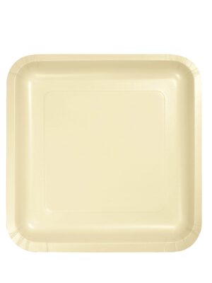 Ivory Square Dessert Plates