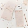 Blush Pink And Rose Gold Advice For The Bride To Be Cards