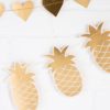 Gold Foil Pineapple Banner