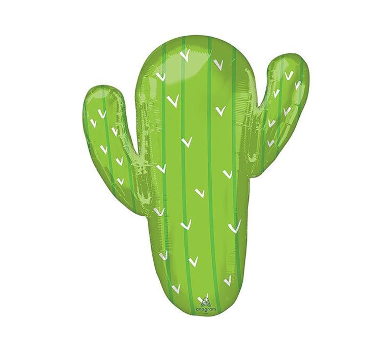 Cactus Mylar Balloon - 31 Inch