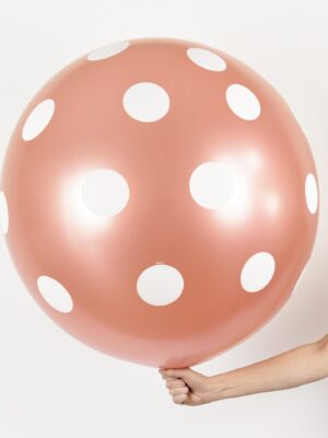 Giant Polka Dot Printed Latex Balloons