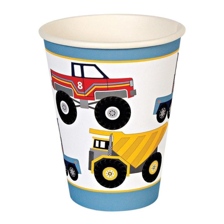 Construction Big Rig Party Cups