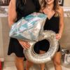 Diamond Engagement Ring Mylar Balloon