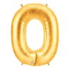 Giant Gold Number Balloon - 40 Inches