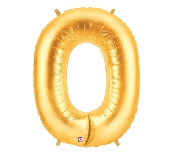 Giant Gold Number Balloon - 40 Inches