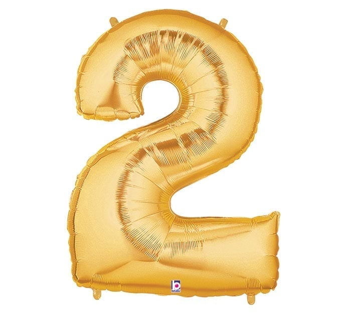 Giant Gold Number Balloon - 40 Inches
