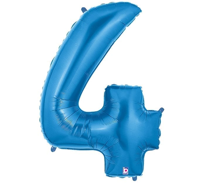 Giant Blue Number Balloon - 40 Inches