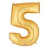 Giant Gold Number Balloon - 40 Inches