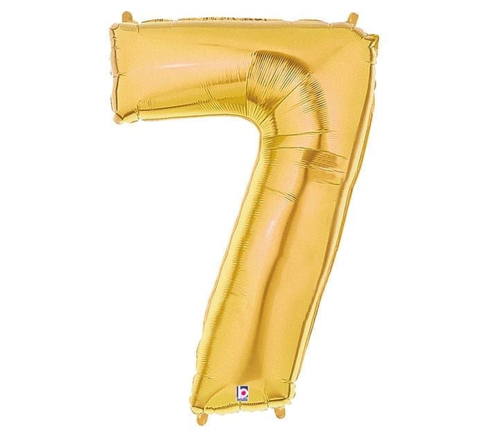 Giant Gold Number Balloon - 40 Inches